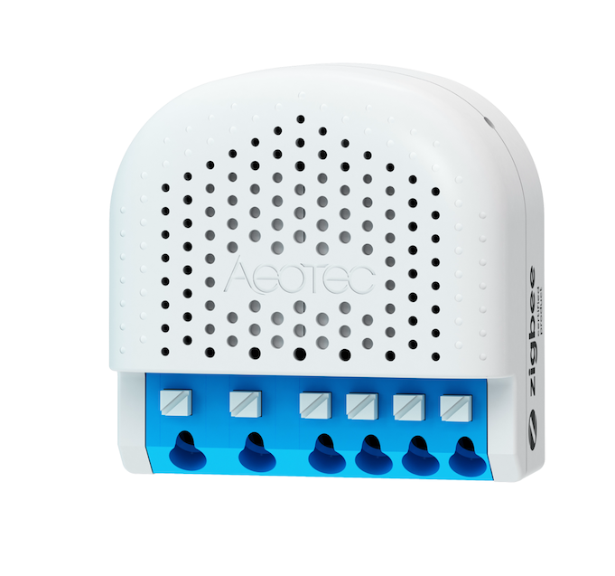 Aeotec Pico Duo Switch, Zigbee 3.0, Smart In-Wall Double Relay for Switching, 2 x 8 A, Current Measurement, Scene Control, Repeater, Zigbee Hub Required, Works with SmartThings, Echo, Home Assistant and More