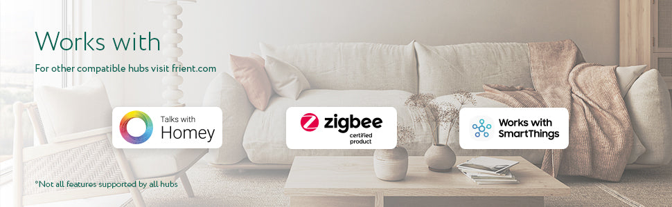 frient Vibration Sensor Zigbee Smart Vibration, Tilt & Temperature Sensor