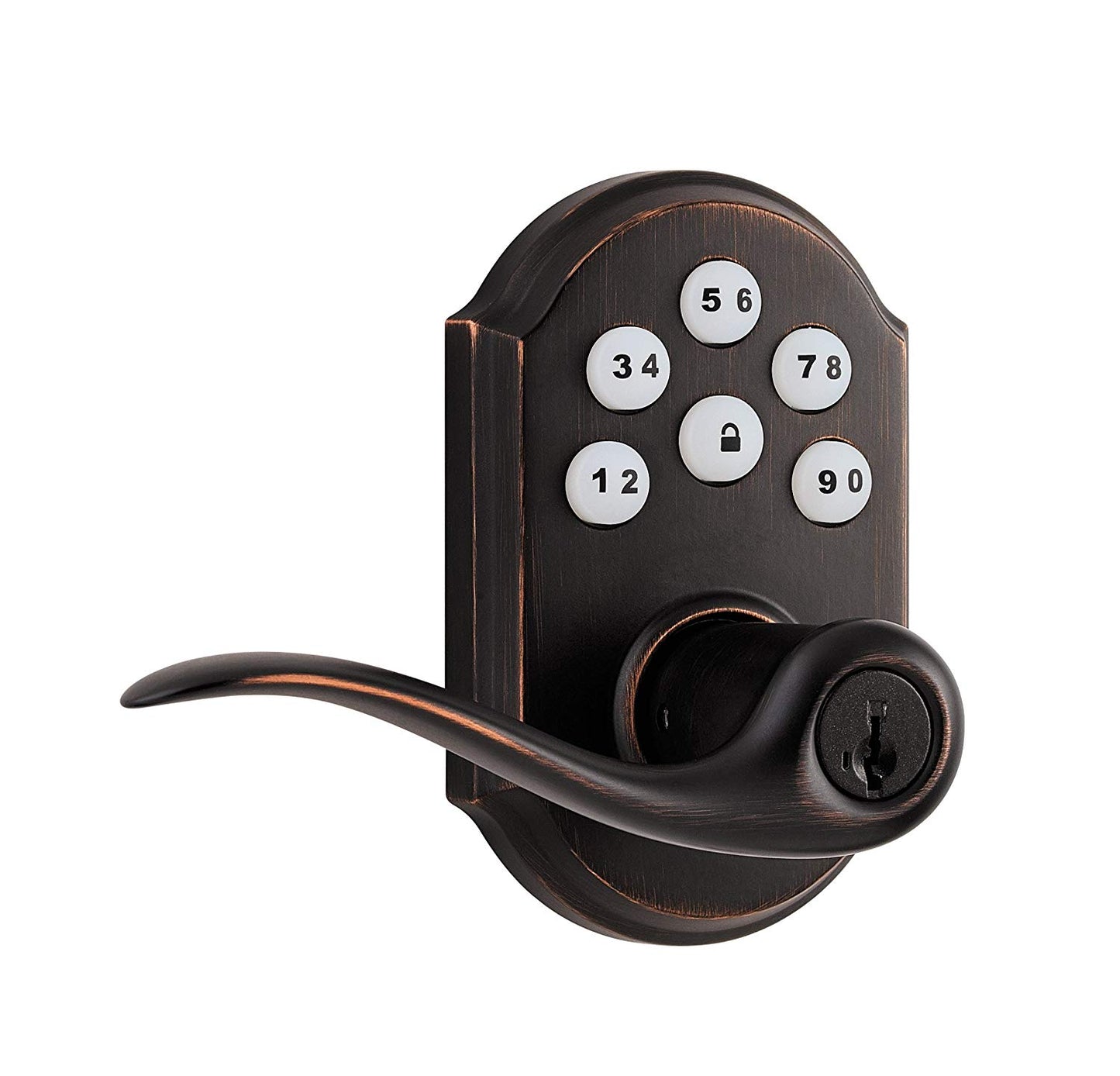 Kwikset Electronic Door Lever With Z-Wave SmartCode