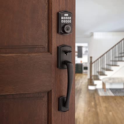 Kwikset Home Connect 620 Traditional Keypad Connected Smart Lock with Z-Wave 700 Featuring SmartKey Security, Venetian Bronze, 98930-002