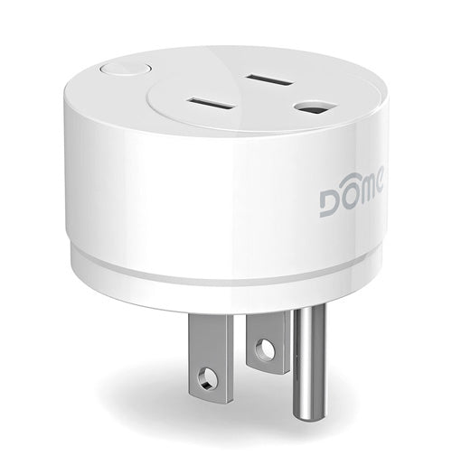 Dome On/Off Plug-In Switch with Energy Monitoring Z-Wave Range Extender, White - DMOF1
