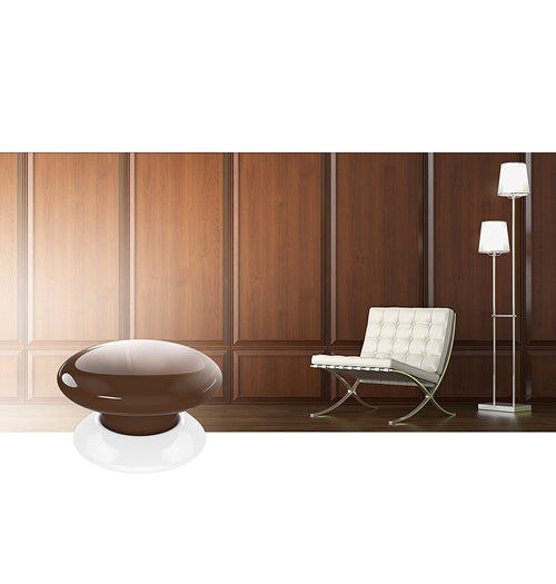 Fibaro The Button, Z-Wave Scene Controller, Brown - FIBFGPB-101-7