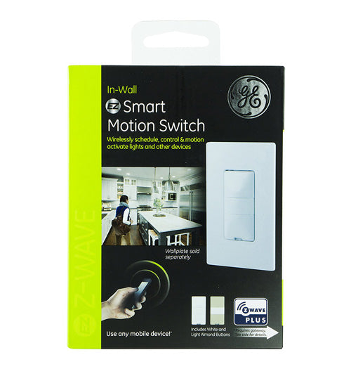 GE Z-Wave Plus In-Wall Smart Motion ON/OFF Switch - 26931