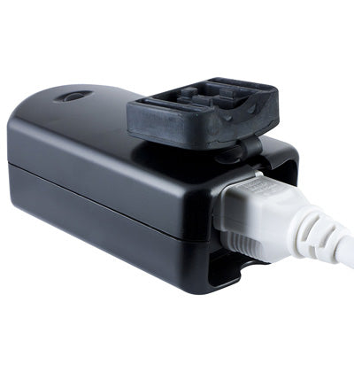 JASCO Z-Wave Plus Wireless Smart Lighting Control Outdoor Module, On/Off, Plug-In, Black - 14311