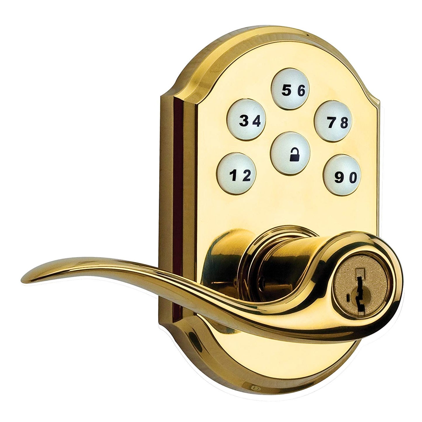 Kwikset Electronic Door Lever With Z-Wave SmartCode