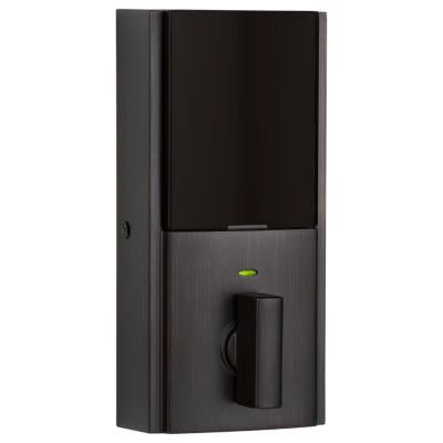 Kwikset 916 Smartcode Contemporary Electronic Deadbolt with Z-Wave Technology 99160-042, Venetian Bronze