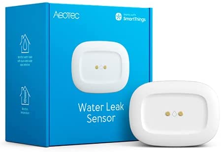 Aeotec Aeotec SmartThings Water Leak Sensor, ZigBee, Battery Powered, Smart Home Hub Compatible