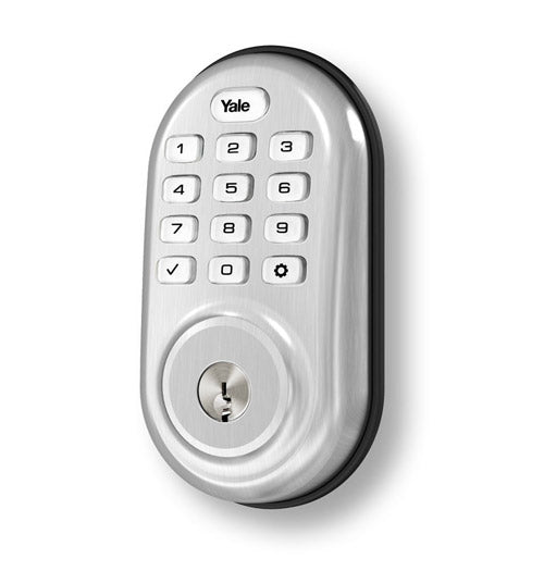 Yale Z-Wave Plus Pushbutton Keypad Deadbolt - Satin Nickel - YRD216ZW2619