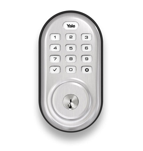 Yale Z-Wave Plus Pushbutton Keypad Deadbolt - Satin Nickel - YRD216ZW2619