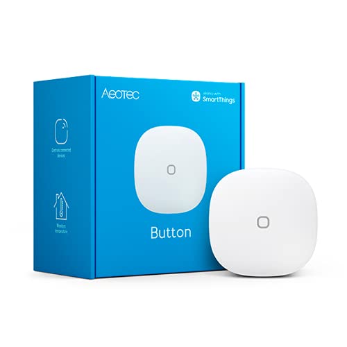 Aeotec SmartThings Button, Zigbee Remote Control, Works with Smart Home Hub
