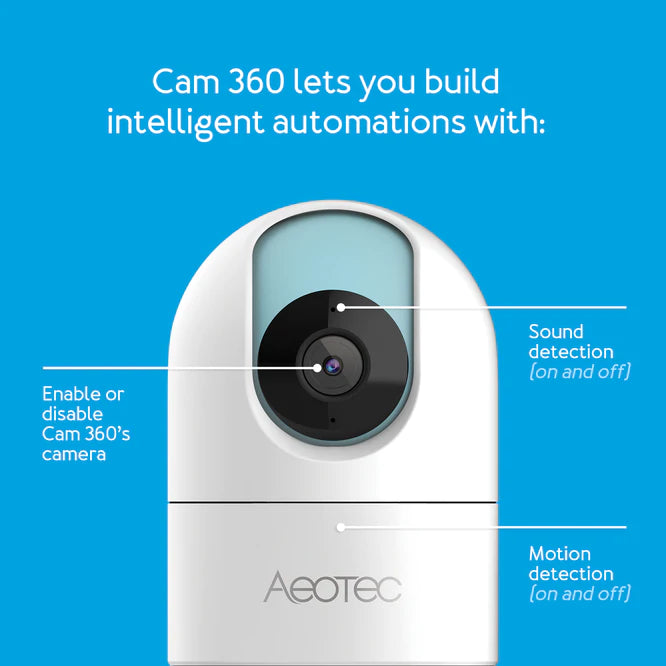 Aeotec Cam 360; wireless camera for SmartThings