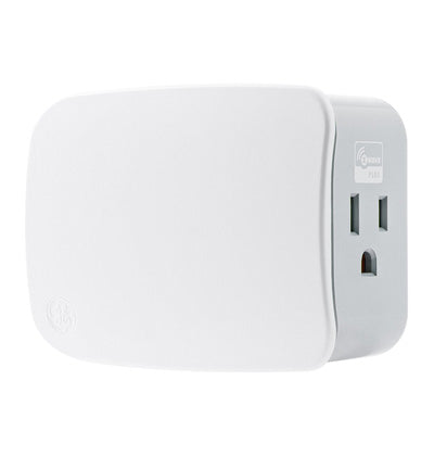 GE Z-Wave Plus Two-Outlet Plug-In ON/OFF Smart Switch - 14282
