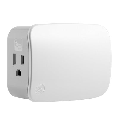 GE Z-Wave Plus Two-Outlet Plug-In ON/OFF Smart Switch - 14282