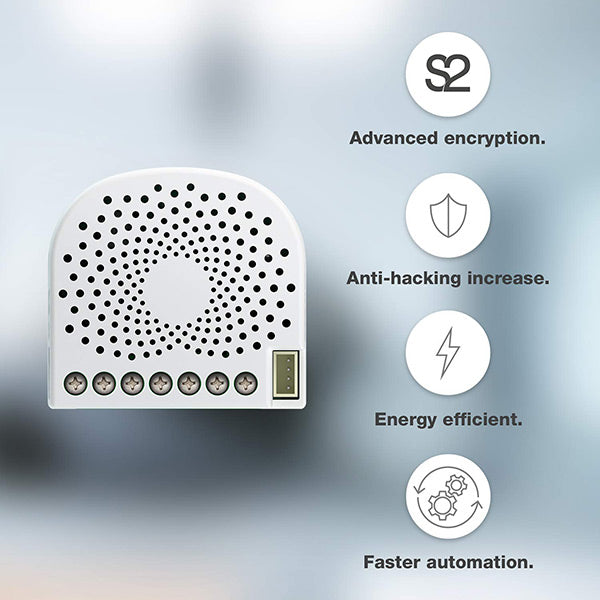 Aeotec Nano Shutter, Z-Wave Plus S2 Motor Driver On/Off/Stop Controller for Curtains, Window Blinds, Shades, Gates - ZW141