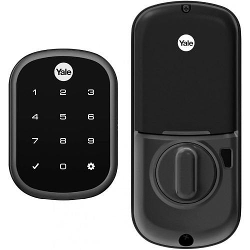 ZWaveProducts Yale ProSL Touchscreen Key Free Z-Wave Plus Deadbolt, Black Suede, YRD156-ZW2-BSP