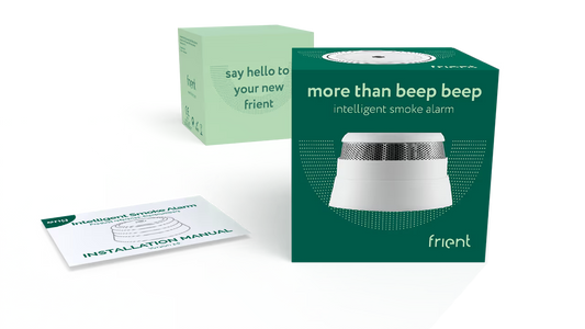 frient frient Intelligent Smoke Alarm Zigbee Smoke Detector with Built-In Siren