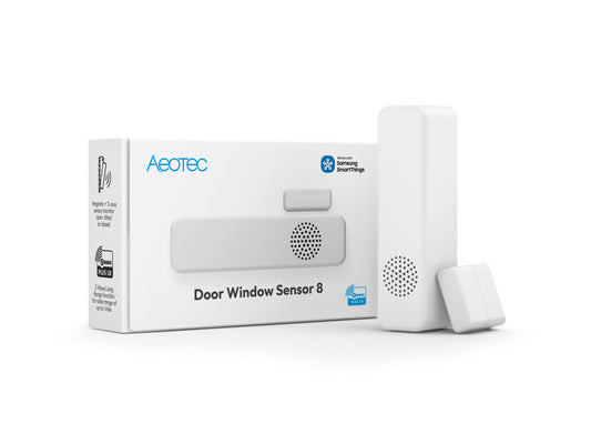 ZWaveProducts Aeotec Door / Window Sensor 8 Z-Wave 800 Long Range Contact plus Climate Sensor