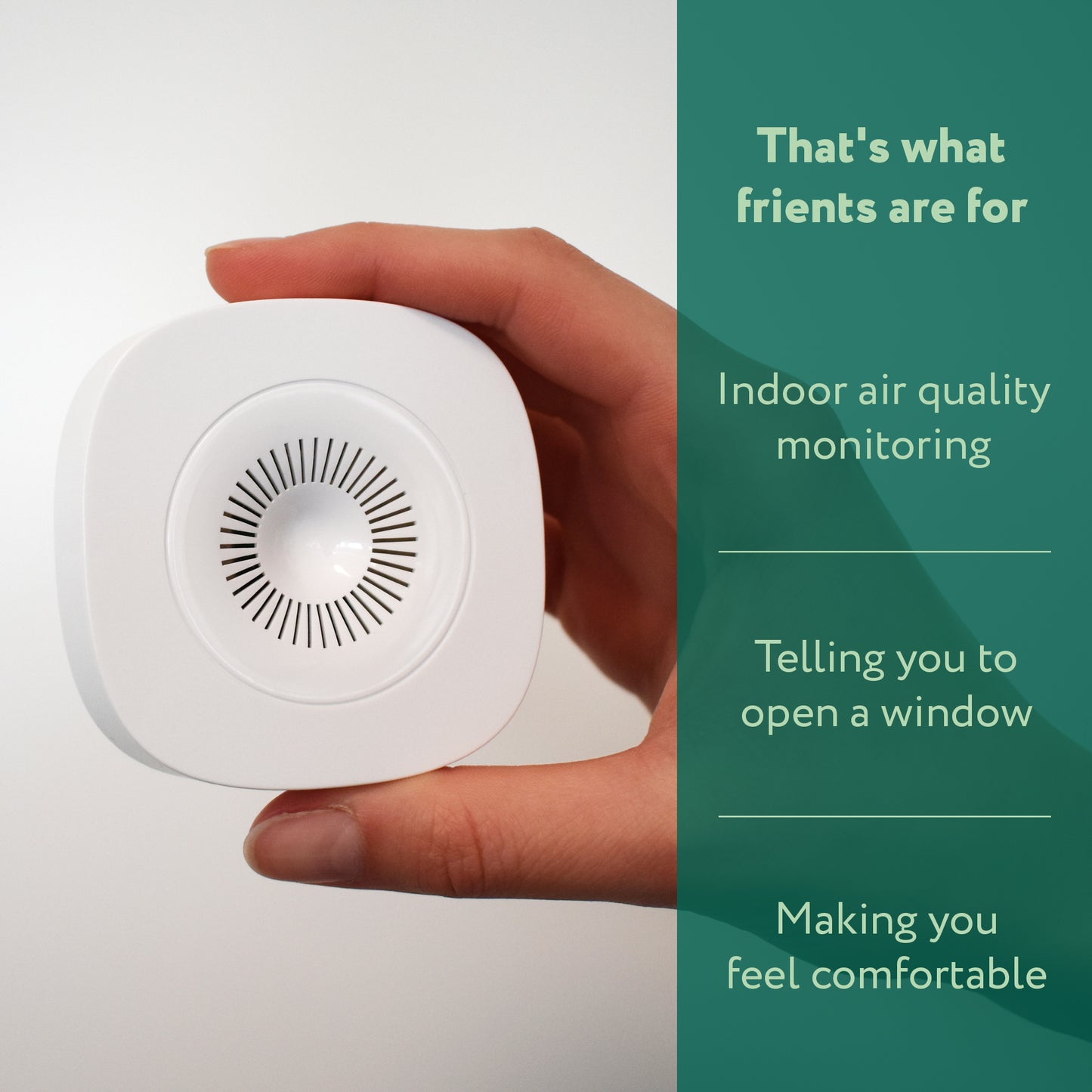 frient Air Quality Sensor Zigbee VOC, Temperature & Humidity Monitor