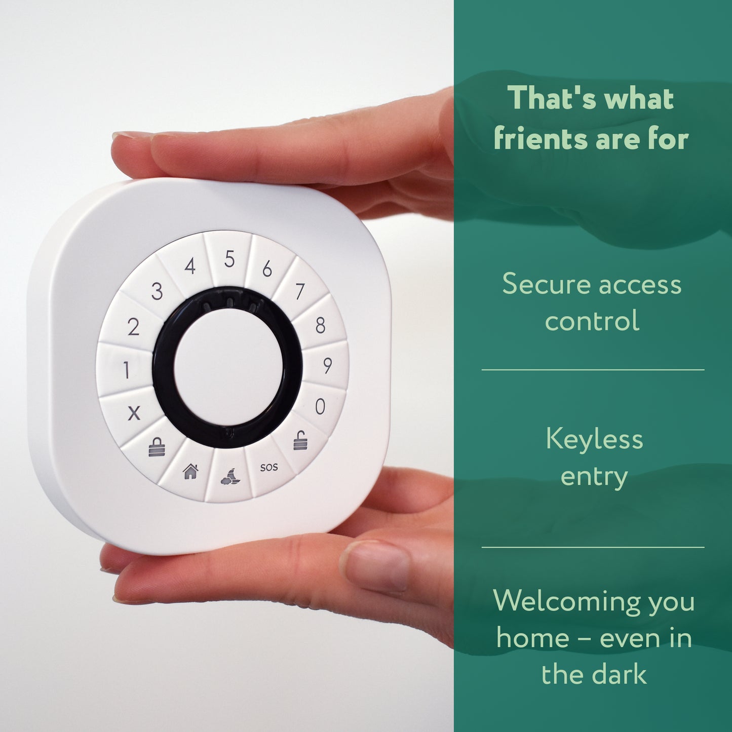frient Intelligent Keypad Zigbee RFID & PIN Access Control Keypad