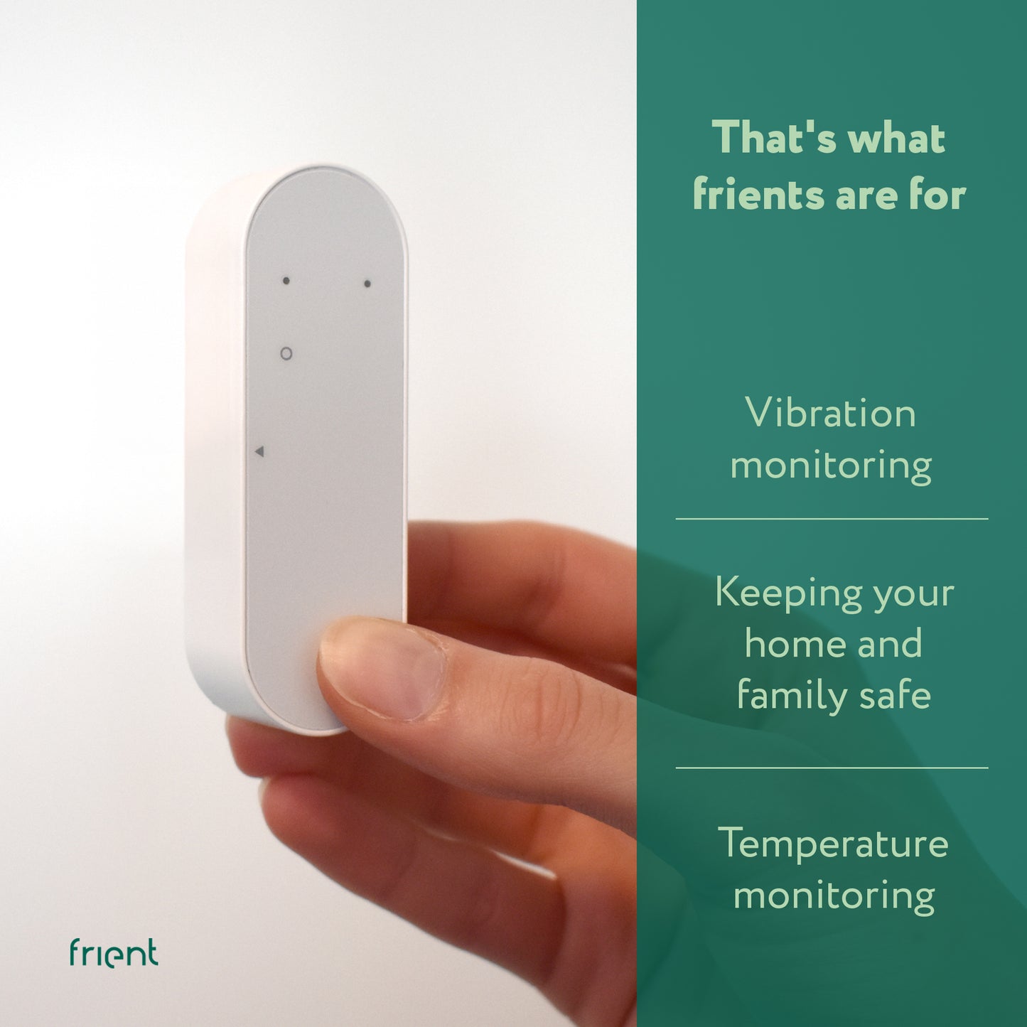 frient Vibration Sensor Zigbee Smart Vibration, Tilt & Temperature Sensor