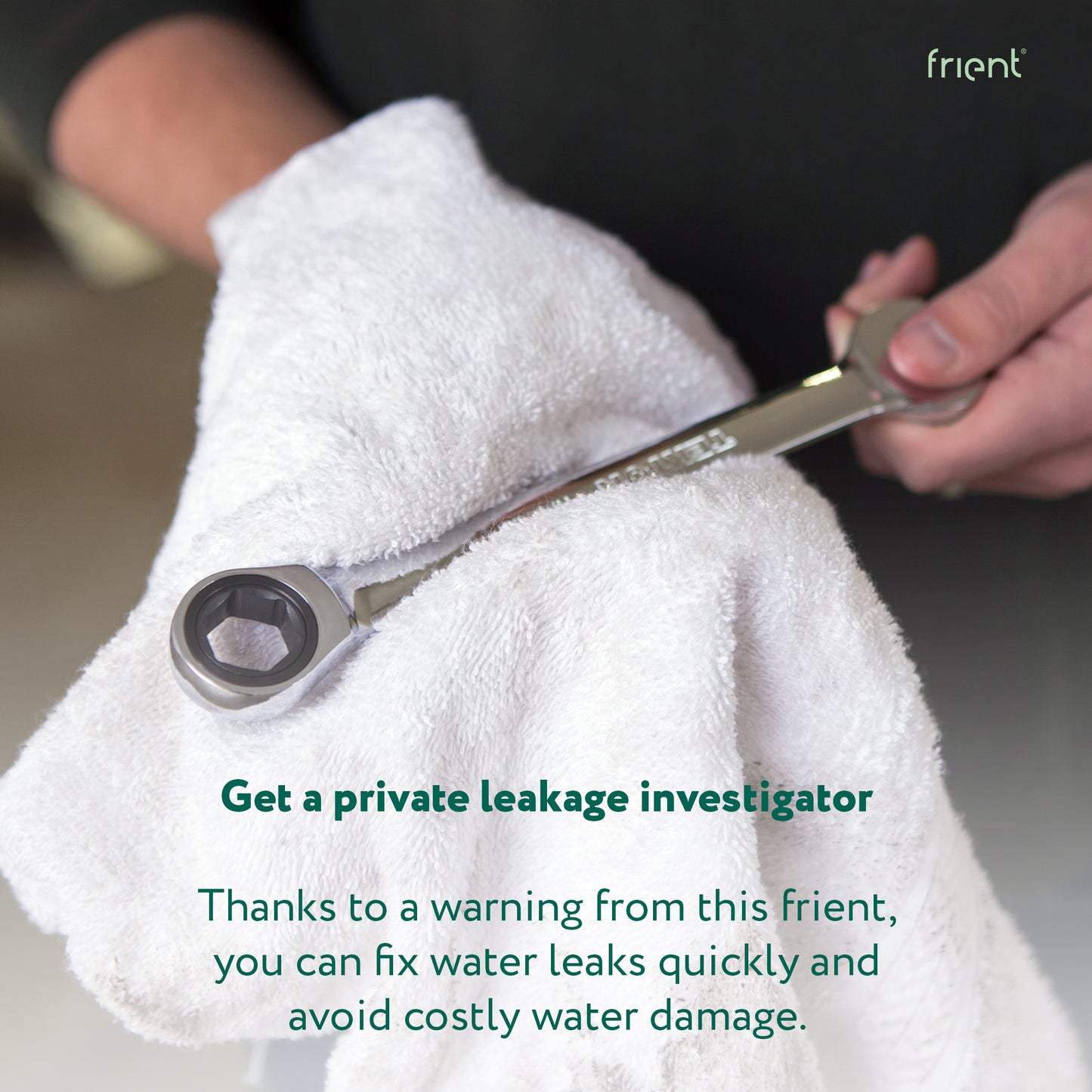 frient Water Leak Detector Zigbee Smart Flood & Leak Sensor
