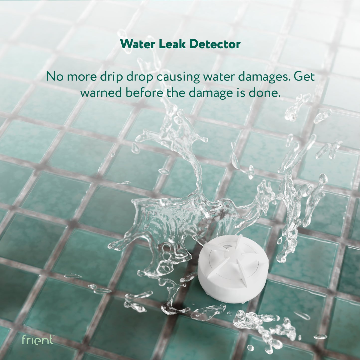 frient Water Leak Detector Zigbee Smart Flood & Leak Sensor