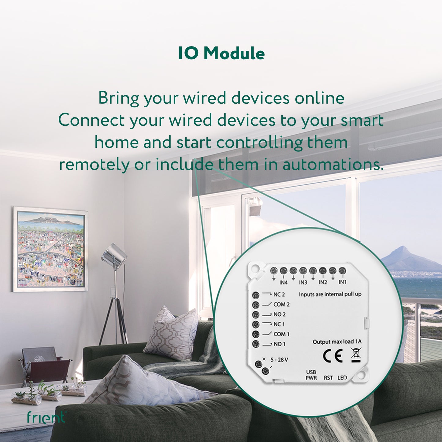 frient IO Module Zigbee Smart Interface for Wired Devices