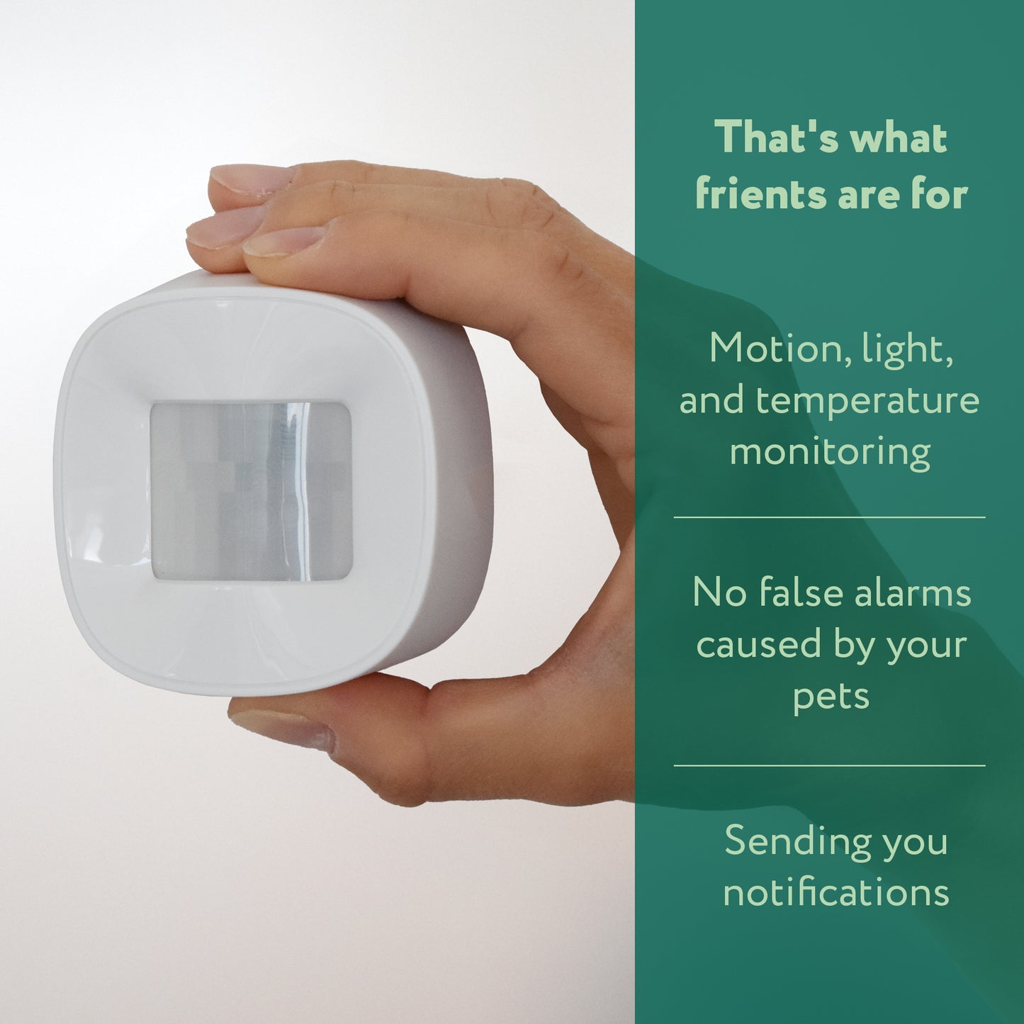 frient Motion Sensor 2 Pet Zigbee Pet-Immune Motion, Light & Temperature Sensor