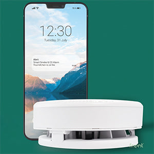 frient Intelligent Smoke Alarm Zigbee Smoke Detector with Built-In Siren