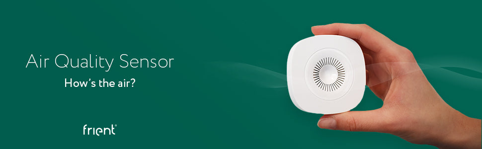 frient Air Quality Sensor Zigbee VOC, Temperature & Humidity Monitor
