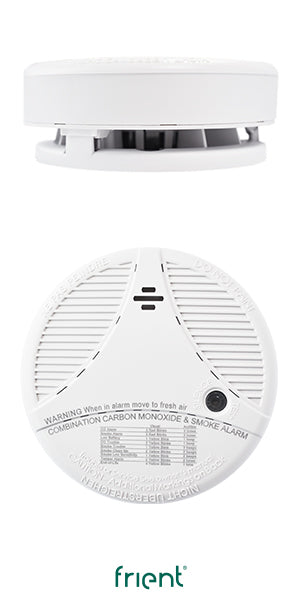 frient Intelligent Smoke Alarm Zigbee Smoke Detector with Built-In Siren
