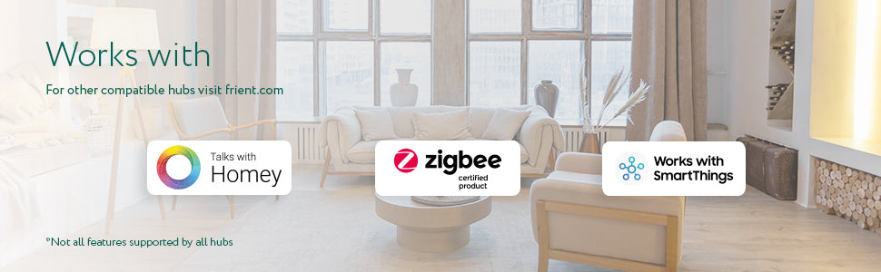 frient Motion Sensor 2 Pet Zigbee Pet-Immune Motion, Light & Temperature Sensor