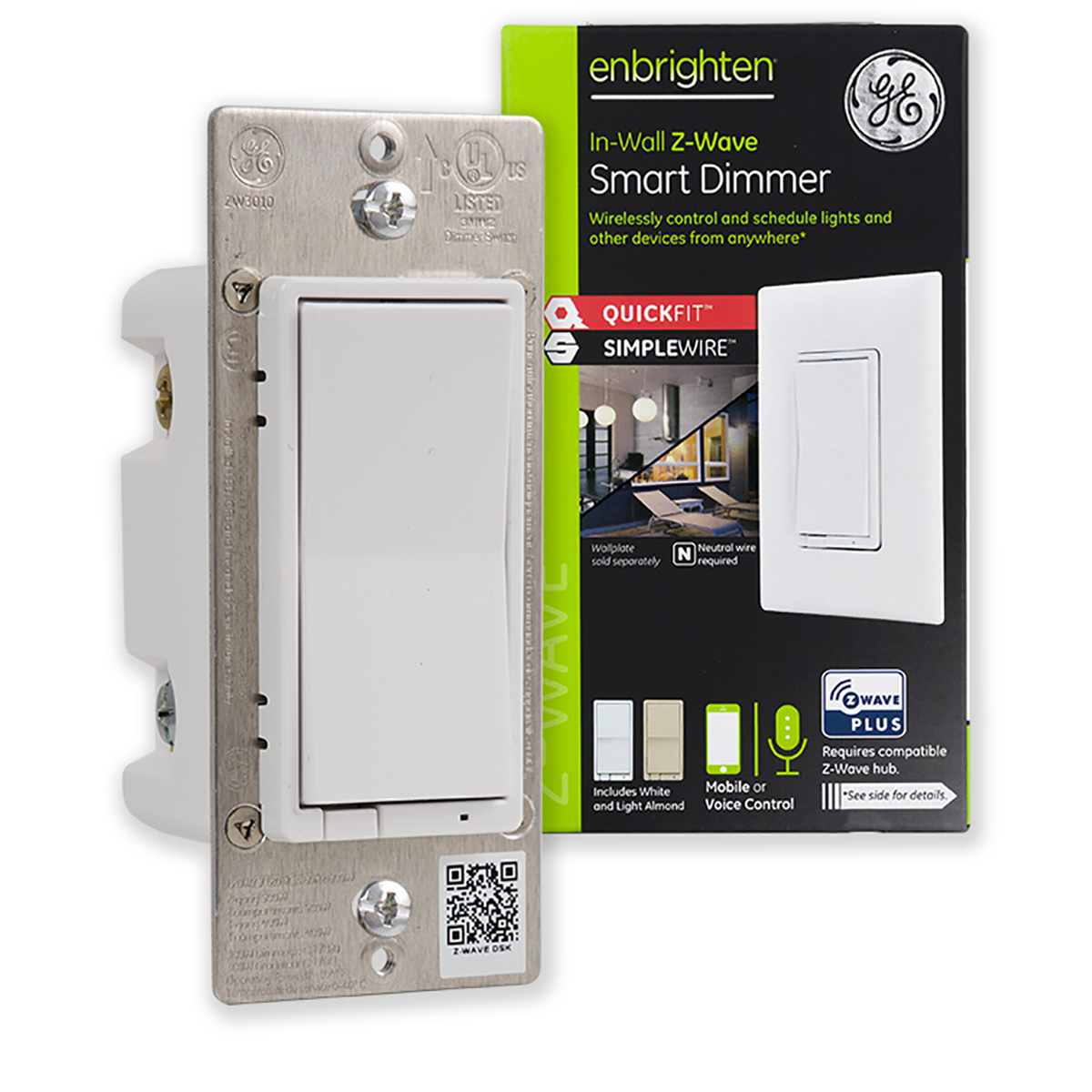 GE z-wave dimmer switch