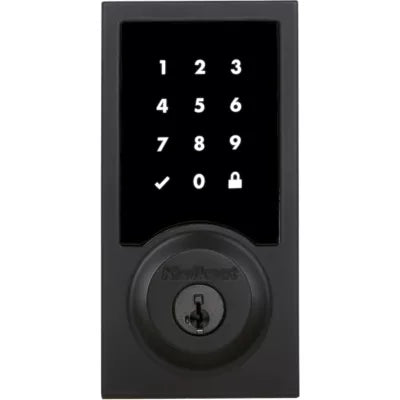 Kwikset Kwikset 916 Smartcode Contemporary Electronic Deadbolt with Z-Wave Technology 99160-028, Matte Black