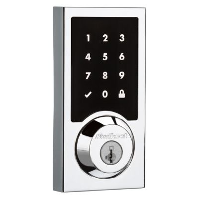 Kwikset Kwikset 916 Smartcode Contemporary Electronic Deadbolt with Z-Wave Technology 9910-043, Polished Chrome