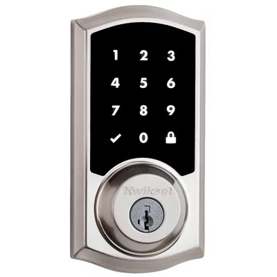 Kwikset Kwikset 916 SmartCode Traditional Electronic Deadbolt with Z-Wave Technology 99160-038, Satin Nickel