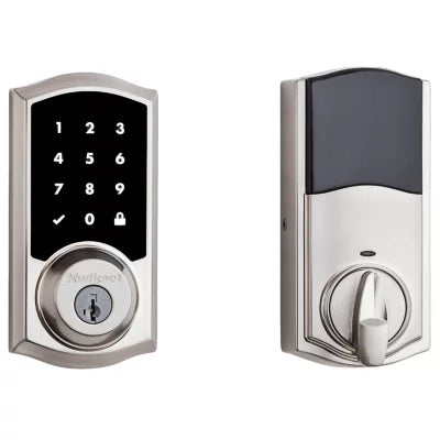Kwikset 916 SmartCode Traditional Electronic Deadbolt with Z-Wave Technology 99160-038, Satin Nickel