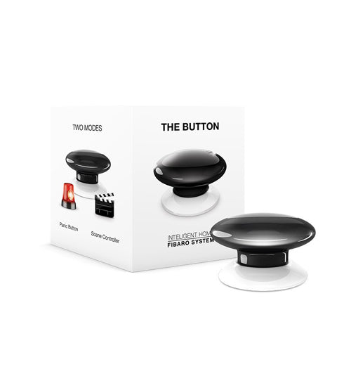 Fibaro The Button - Z-Wave Scene Controller, Black - FIBFGPB-101-2