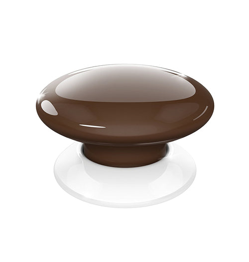 Fibaro The Button, Z-Wave Scene Controller, Brown - FIBFGPB-101-7