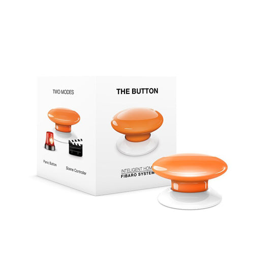 Fibaro Fibaro The Button, Z-Wave Scene Controller, Orange - FIBFGPB-101-8