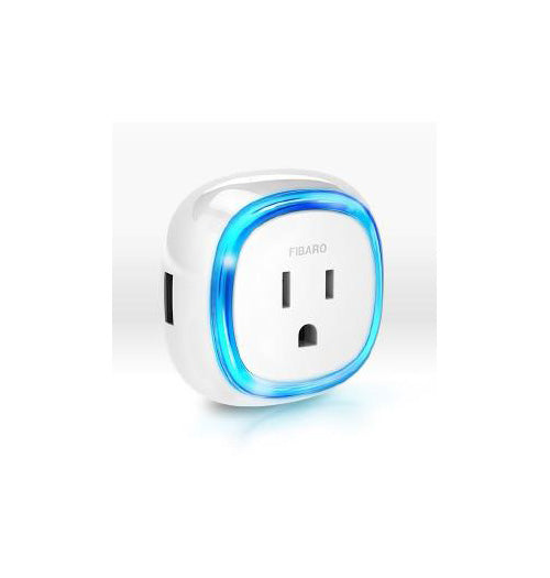 Fibaro Z-Wave Plus Wall Plug with USB - FGWPB-121 ZW5