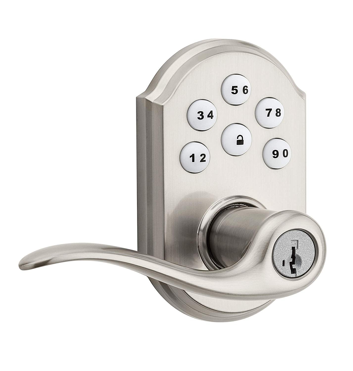 Kwikset Electronic Door Lever With Z-Wave SmartCode