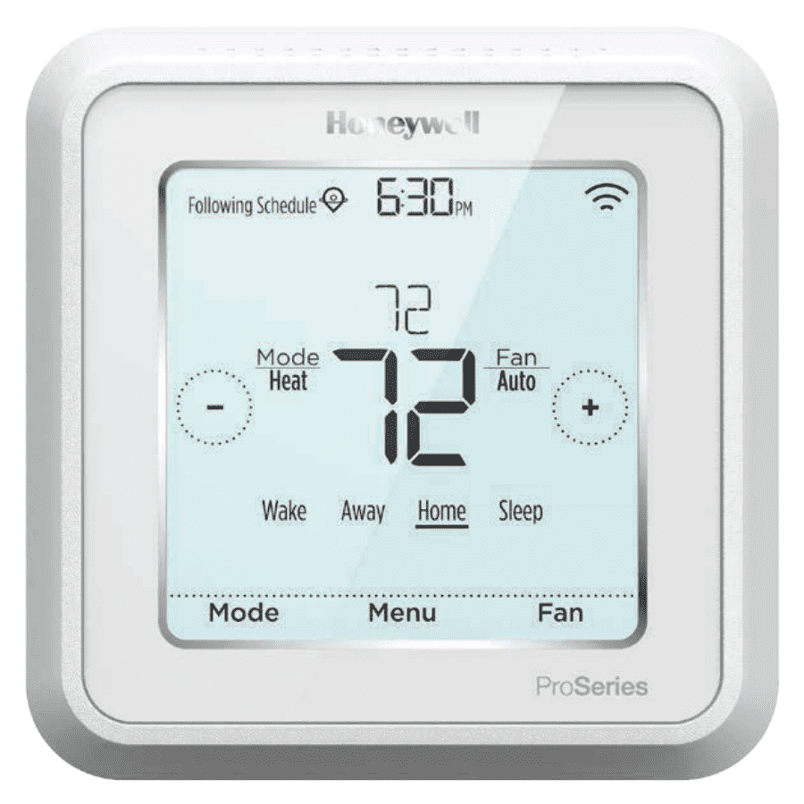 Honeywell T6 Pro Z-Wave Smart Thermostat; 3H/2C Heat Pump, 2H/2C Conventional (TH6320ZW2003)