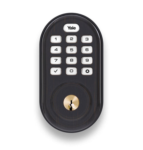 Yale Yale Z-Wave Plus Pushbutton Keypad Deadbolt - Oil Rubbed Bronze - YRD216ZW20BP