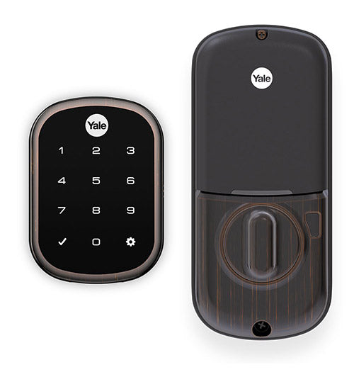 Yale Yale Keyless Touchscreen Deadbolt Door Lock with Z-Wave; Oil Rubbed Bronze (YRD256-ZW2-0BP)