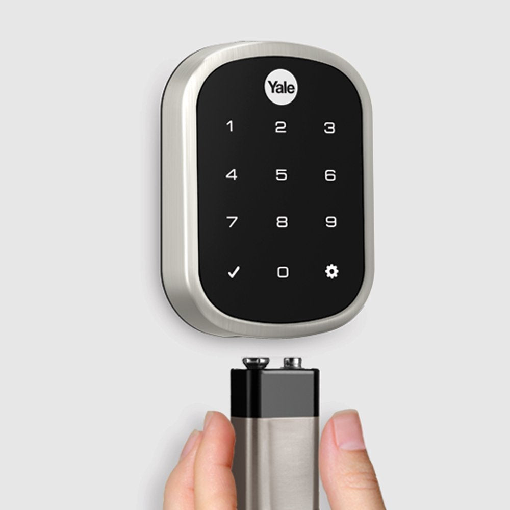 Yale  Z-Wave Plus Key Free Touchscreen Deadbolt - Satin Nickel - YRD256-ZW2-619