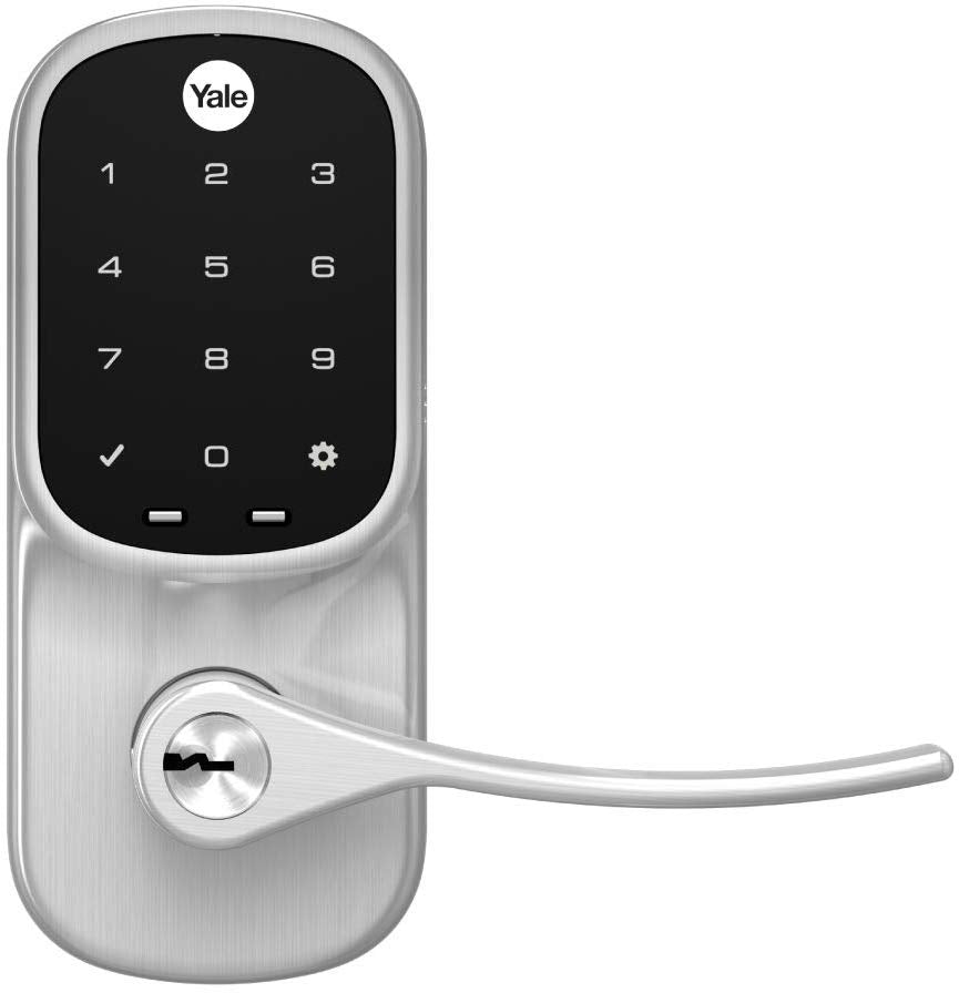 Yale Assure Z-Wave Plus Touchscreen Lever Lock with Key - YRL226-ZW2-619