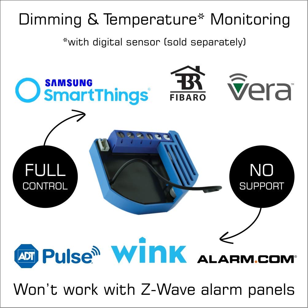 Qubino Z-Wave Plus 0-10 V Dimmer for LED Low Voltage Dimmable Fixtures - ZMNHVD3