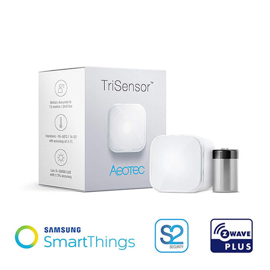 Aeotec Aeotec TriSensor; 3-in 1, Motion, Light, Temperature, MultiSensor (ZWA005)