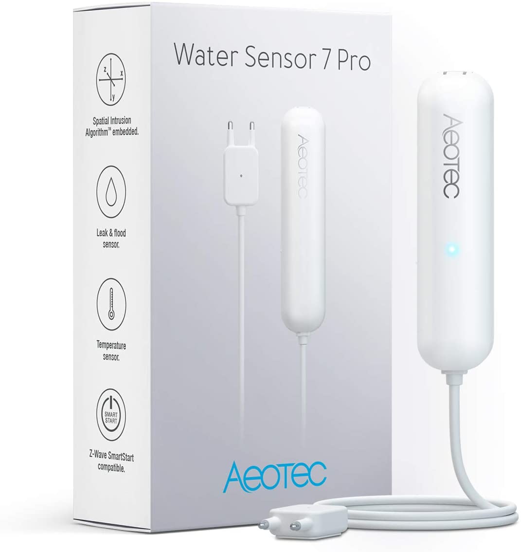 Aeotec Water Sensor 7; Flood + Leak detection, Temperature + Humidity Sensors